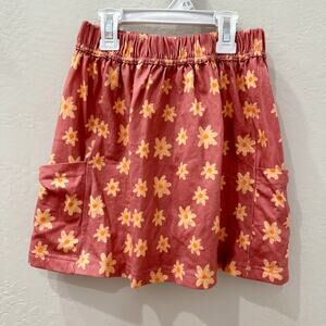 Sunshine Kids Co Plum Floral Pocket Skirt